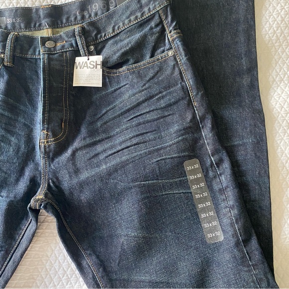 NWT Gap 1969 Men’s Dark Wash Jeans 33x32 - Picture 5 of 8